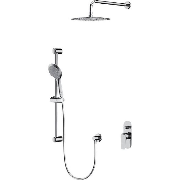 Cersanit S952-014 - Doucheset met inbouwkraan CITY glanzend chroom