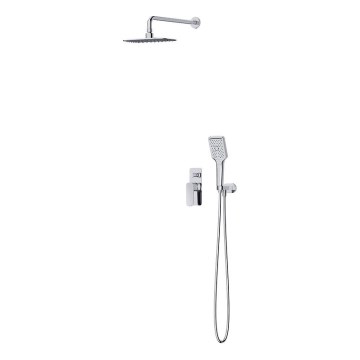 Cersanit S952-029 - Doucheset met inbouwkraan LARGA glanzend chroom