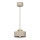 Chandeiler aan een touw MARTI 1xE27/15W/230V beige/goud