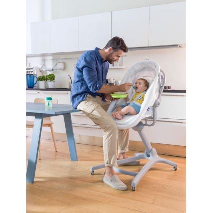 Chicco - Babybed 4-in-1 BABY HUG grijs/wit