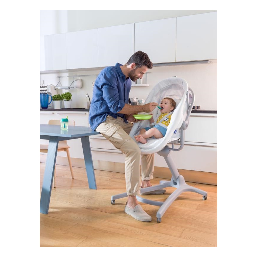 Chicco - Babybed 4-in-1 BABY HUG grijs/wit