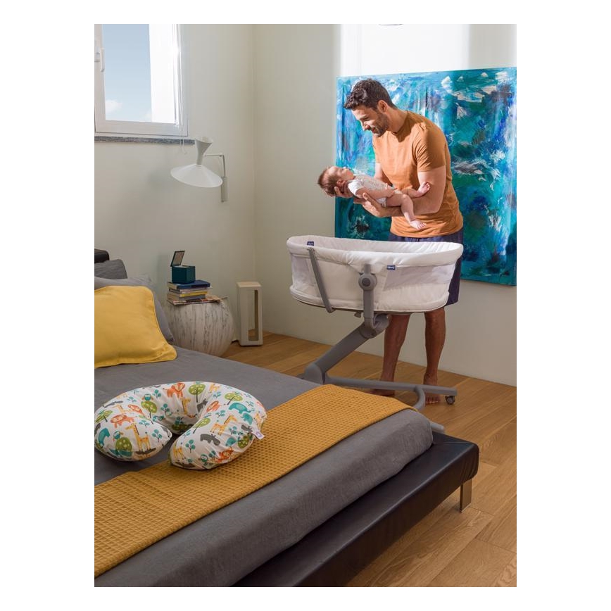 Chicco - Babybed 4-in-1 BABY HUG grijs/wit