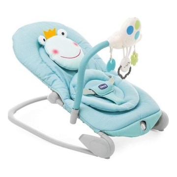 Chicco - Baby vibrerend ligbed met melodie BALLOON Froggy blauw