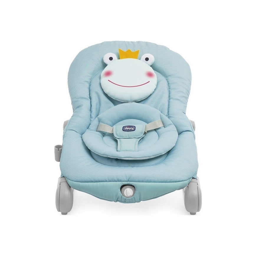 Chicco - Baby vibrerend ligbed met melodie BALLOON Froggy blauw