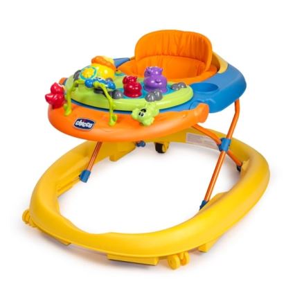 Chicco - Baby wandelaar WALKY TALKY 2xAA geel/blauw