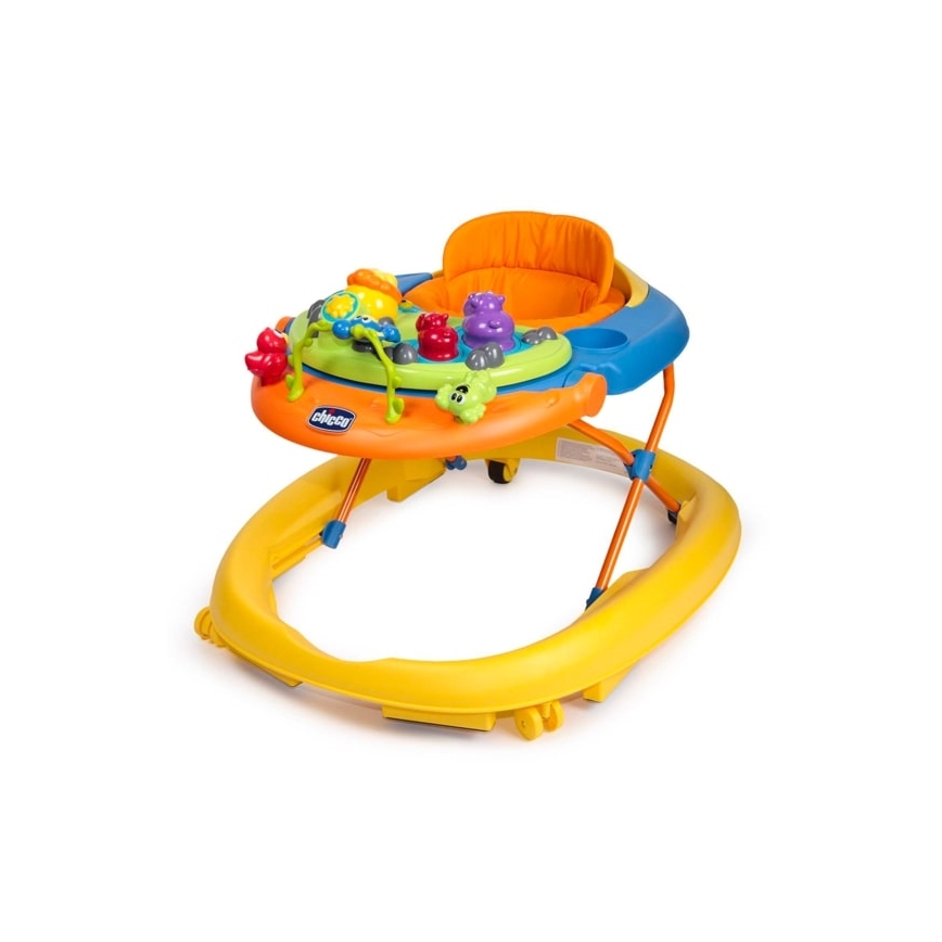 Chicco - Baby wandelaar WALKY TALKY 2xAA geel/blauw