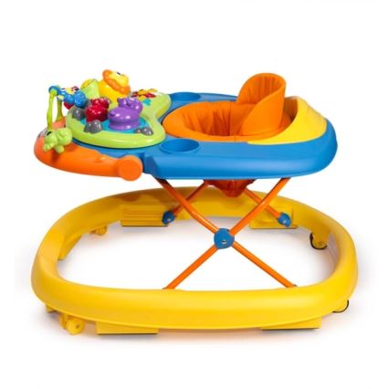 Chicco - Baby wandelaar WALKY TALKY 2xAA geel/blauw
