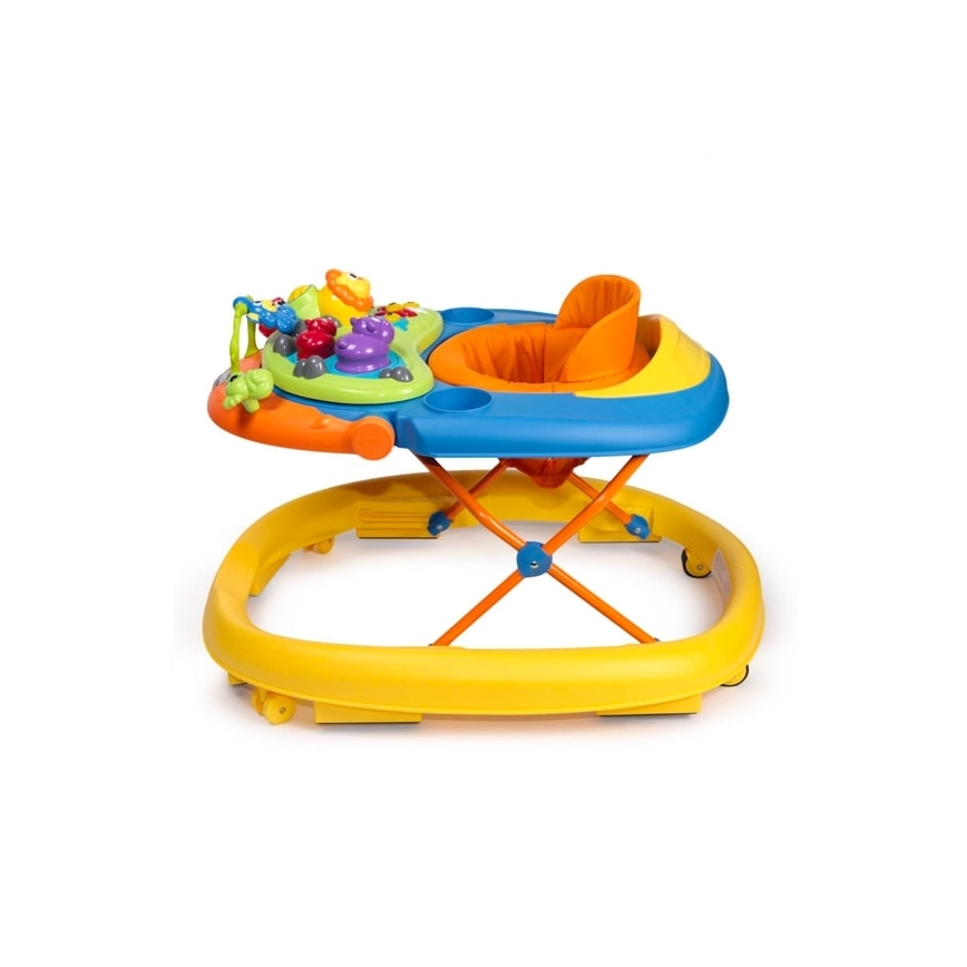 Chicco - Baby wandelaar WALKY TALKY 2xAA geel/blauw