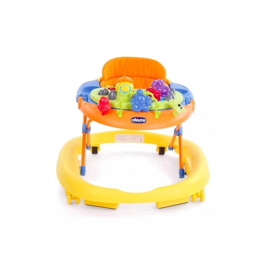 Chicco - Baby wandelaar WALKY TALKY 2xAA geel/blauw