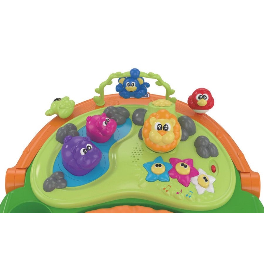 Chicco - Baby wandelaar WALKY TALKY 2xAA geel/blauw
