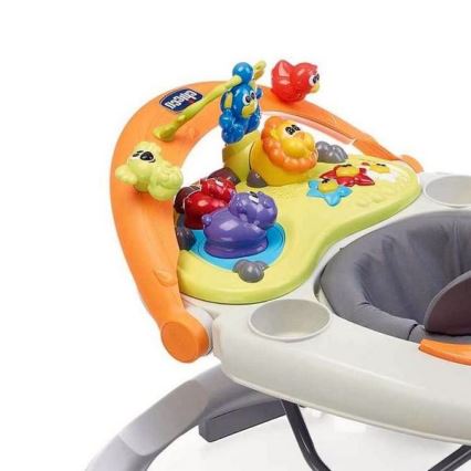 Chicco - Baby wandelaar WALKY TALKY 2xAA grijs