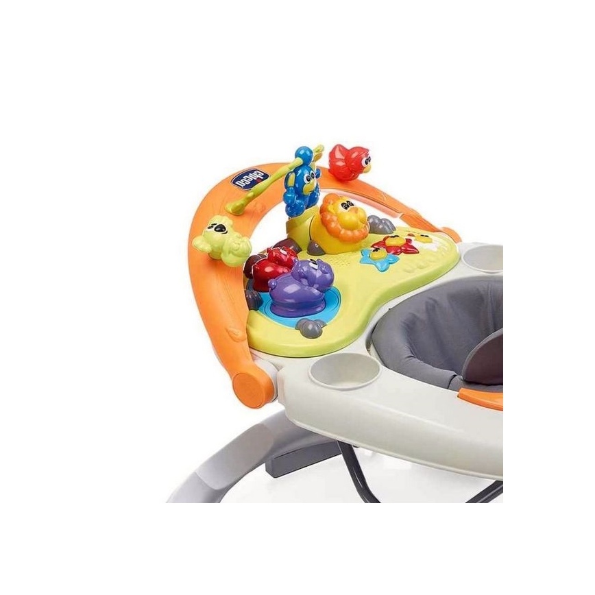 Chicco - Baby wandelaar WALKY TALKY 2xAA grijs