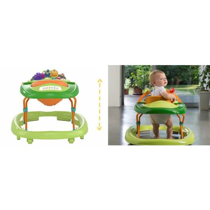 Chicco - Baby wandelaar WALKY TALKY 2xAA groen