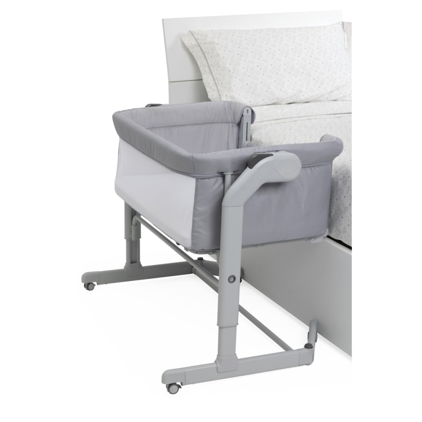Chicco - Baby wieg 2in1 2v1 NEXT2ME MAGIC EVO lichtgrijs