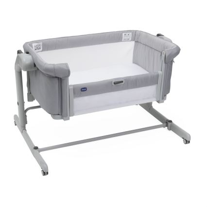 Chicco - Baby wieg 2in1 2v1 NEXT2ME MAGIC EVO lichtgrijs
