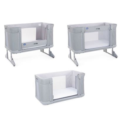 Chicco - Baby wieg 3in1 3v1 NEXT2ME FOREVER donker