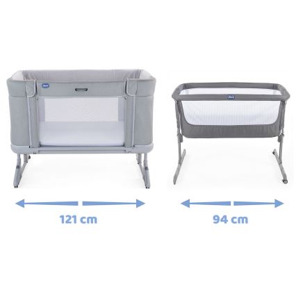 Chicco - Baby wieg 3in1 3v1 NEXT2ME FOREVER donker