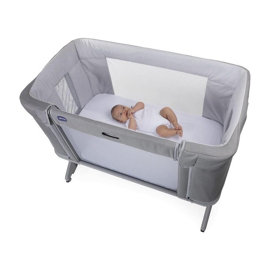 Chicco - Baby wieg 3in1 3v1 NEXT2ME FOREVER lichtgrijs