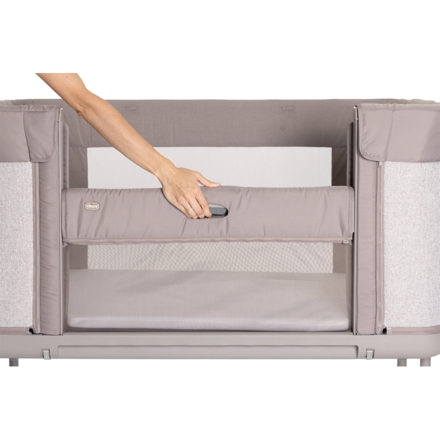 Chicco - Baby wieg 3in1 NEXT2ME FOREVER grijs