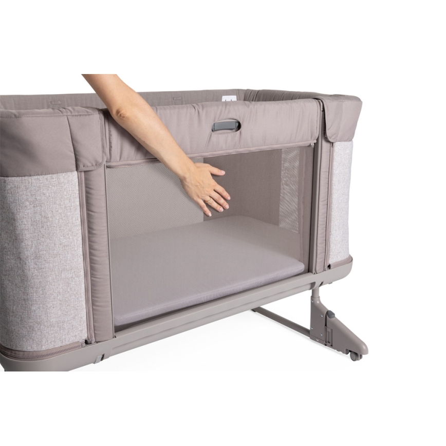 Chicco - Baby wieg 3in1 NEXT2ME FOREVER grijs