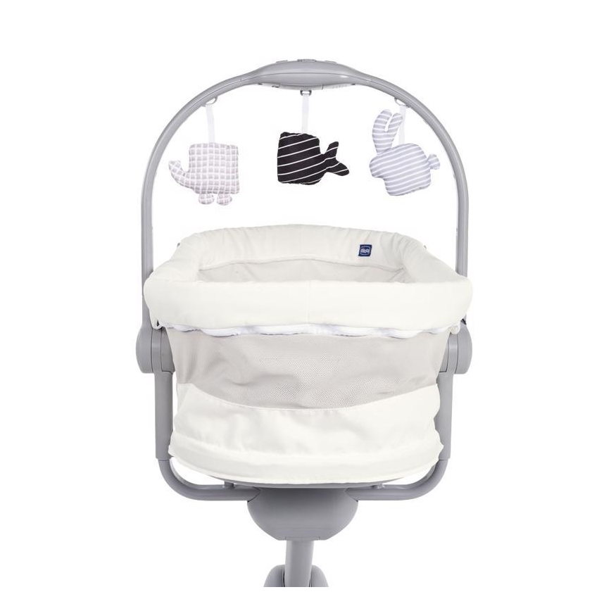 Chicco - Baby wieg 4in1 BABY HUG grijs/wit