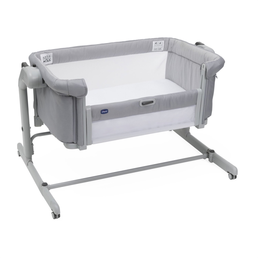 Chicco - Babybed 2-in-1 NEXT2ME MAGIC EVO lichtgrijs