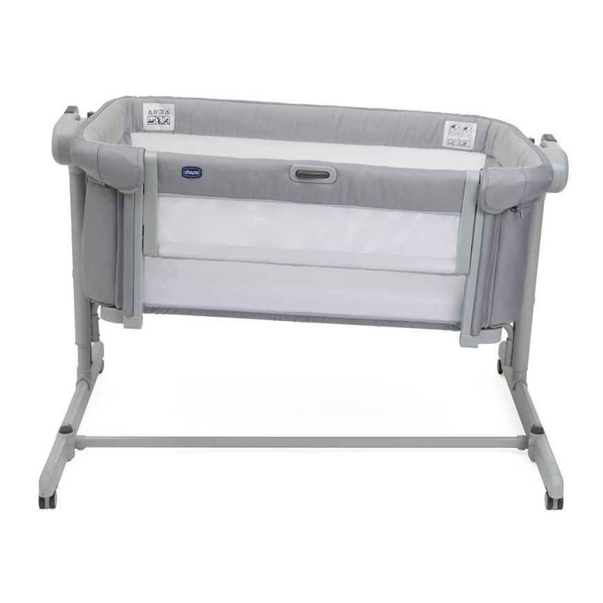 Chicco - Babybed 2-in-1 NEXT2ME MAGIC EVO lichtgrijs