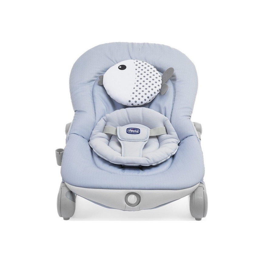 Chicco - Baby schommelstoel met vibratie en melodie BALLOON Dots 2xAA + 1xLR20 blauw