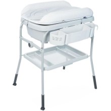 Chicco - Commode met bad CUDDLE&BUBBLE grijs