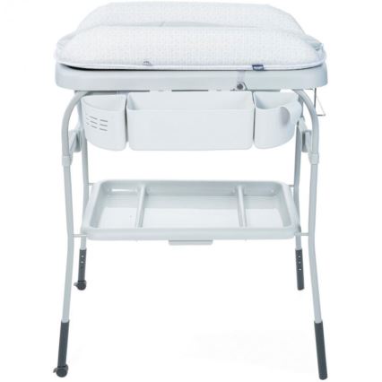 Chicco - Commode met bad CUDDLE&BUBBLE grijs