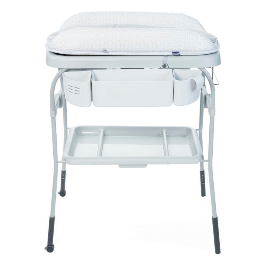 Chicco - Commode met bad CUDDLE&BUBBLE grijs