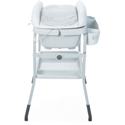 Chicco - Commode met bad CUDDLE&BUBBLE grijs