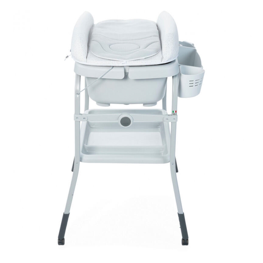 Chicco - Commode met bad CUDDLE&BUBBLE grijs