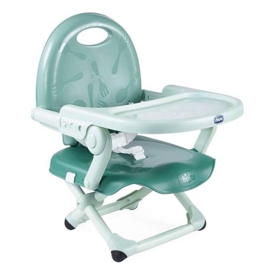 Chicco - Draagbare stoelverhoger voor kinderen POCKET SNACK turquoise