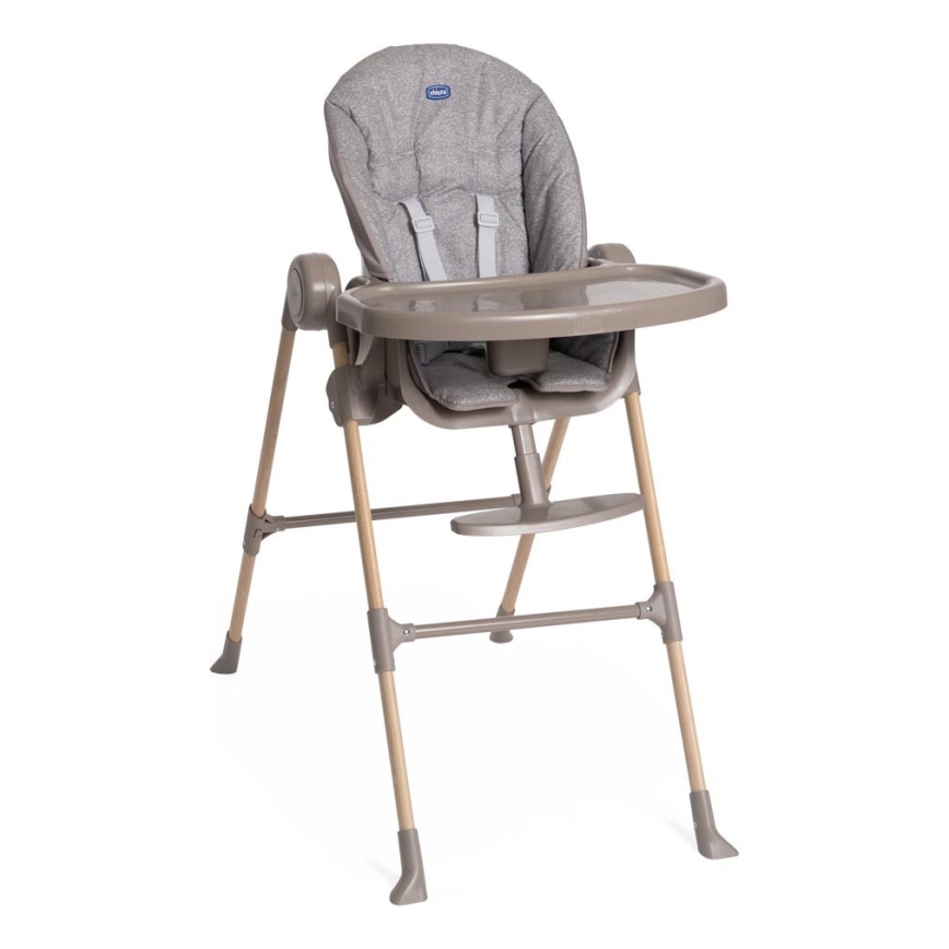 Chicco - Kinder eetstoel Polly Essential - grijs/bruin