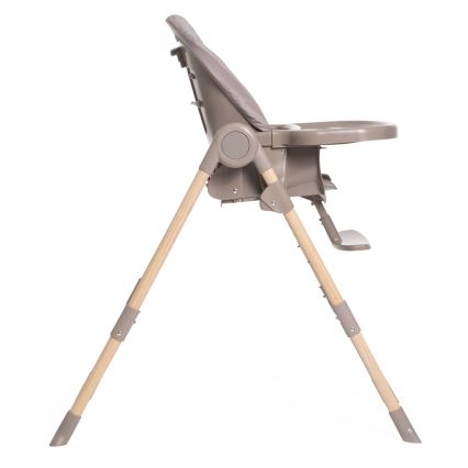 Chicco - Kinder eetstoel Polly Essential - grijs/bruin