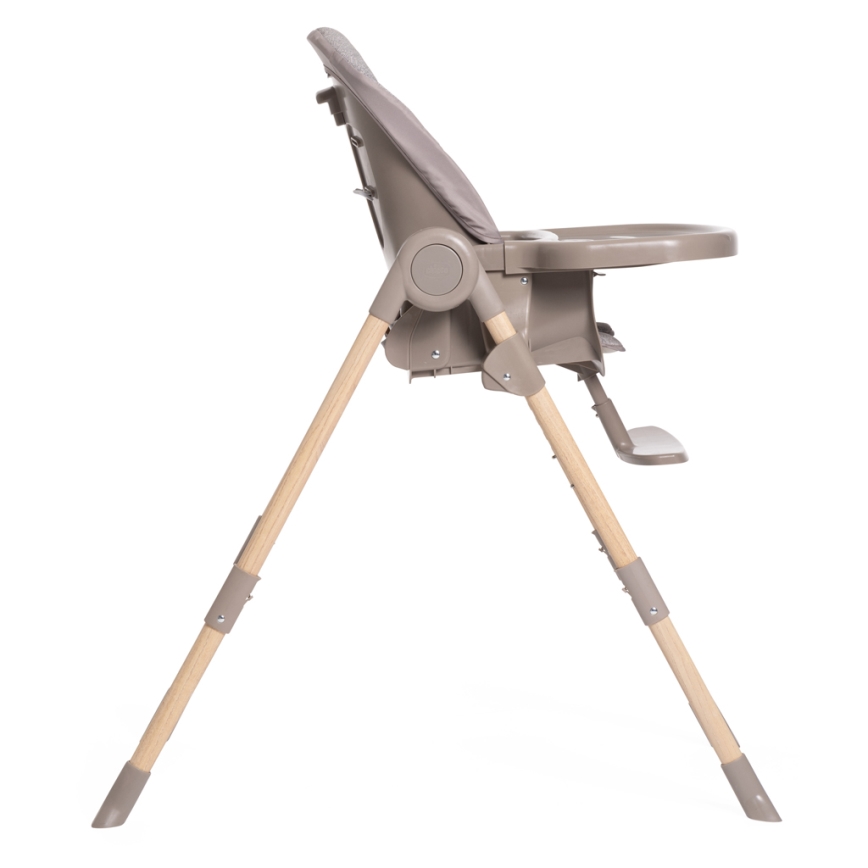 Chicco - Kinder eetstoel Polly Essential - grijs/bruin