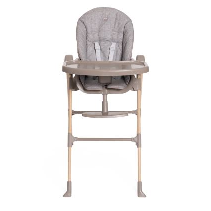 Chicco - Kinder eetstoel Polly Essential - grijs/bruin