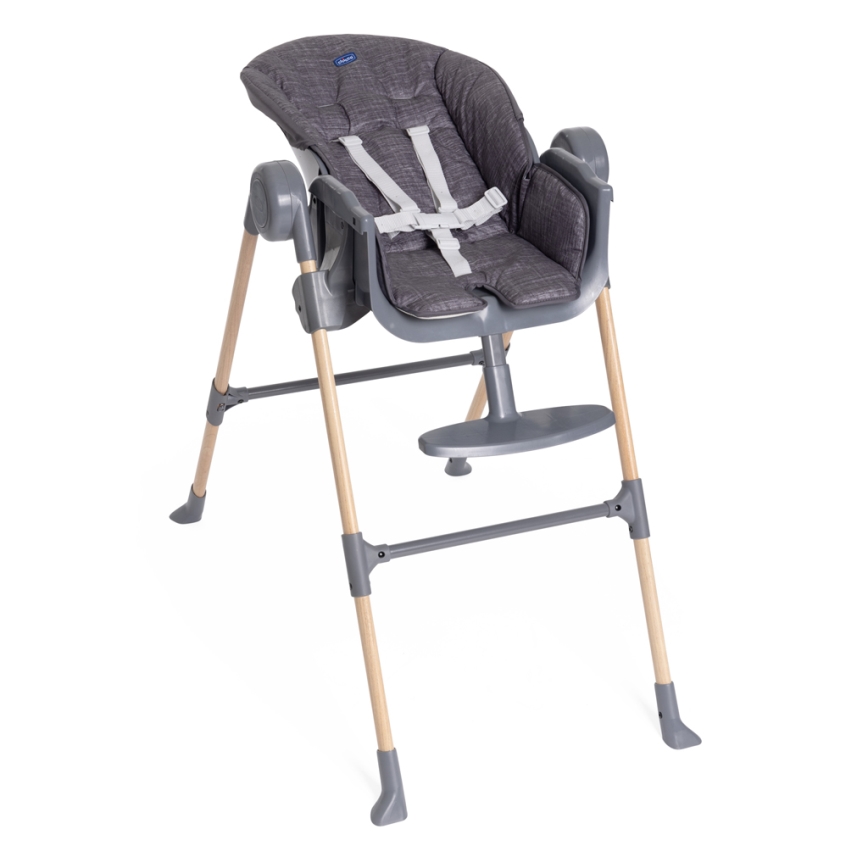Chicco - Kinder eetstoel Polly Essential - grijs