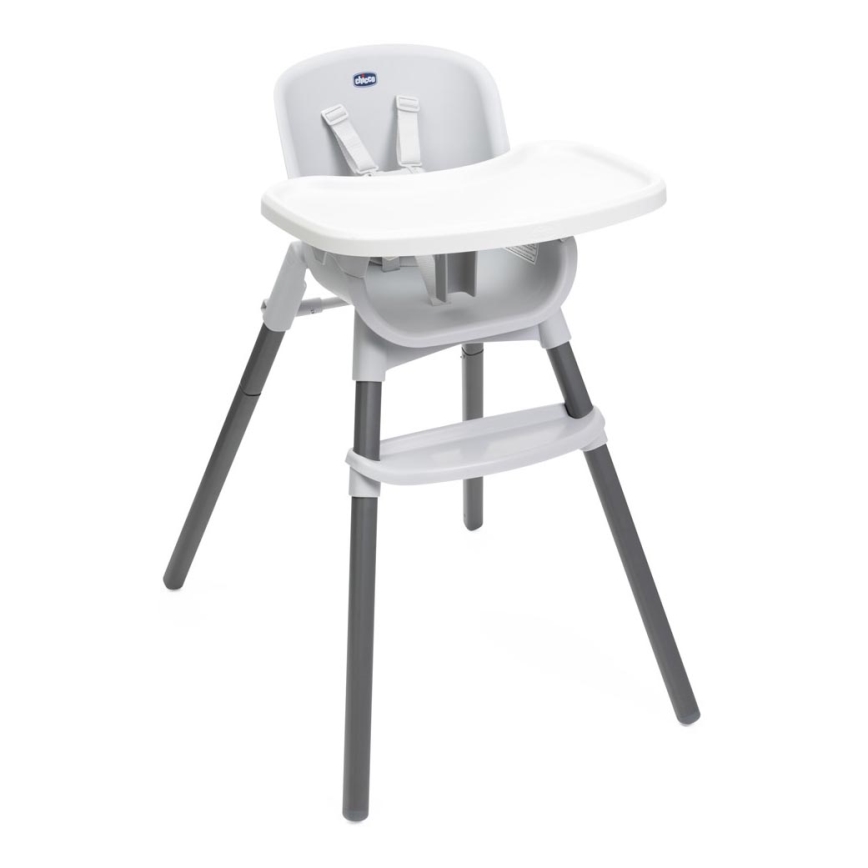 Chicco - Kinder eetstoel ZEST 3in1 wit/grijs