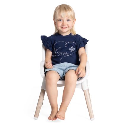 Chicco - Kinder eetstoel ZEST 3in1 wit/grijs