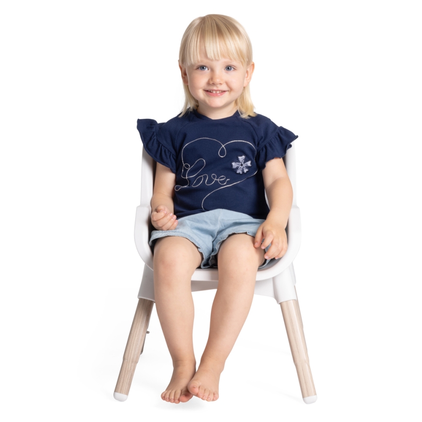 Chicco - Kinder eetstoel ZEST 3in1 wit/grijs