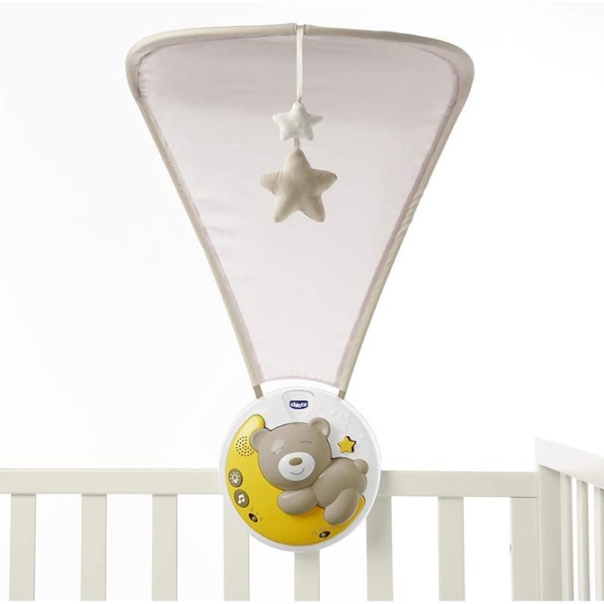 Chicco - Kinderbedprojector met melodie 3in1 NEXT2MOON grijs