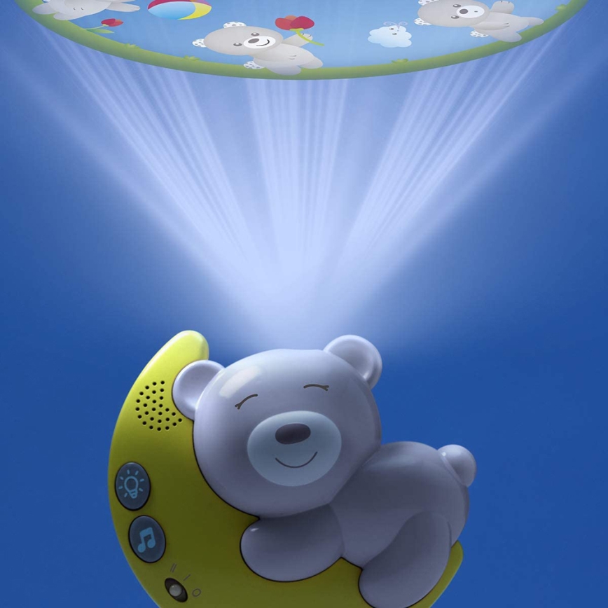 Chicco - Kinderbedprojector met melodie 3in1 NEXT2MOON grijs