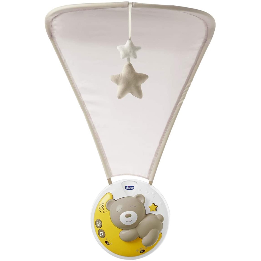 Chicco - Kinderbedprojector met melodie 3in1 NEXT2MOON grijs