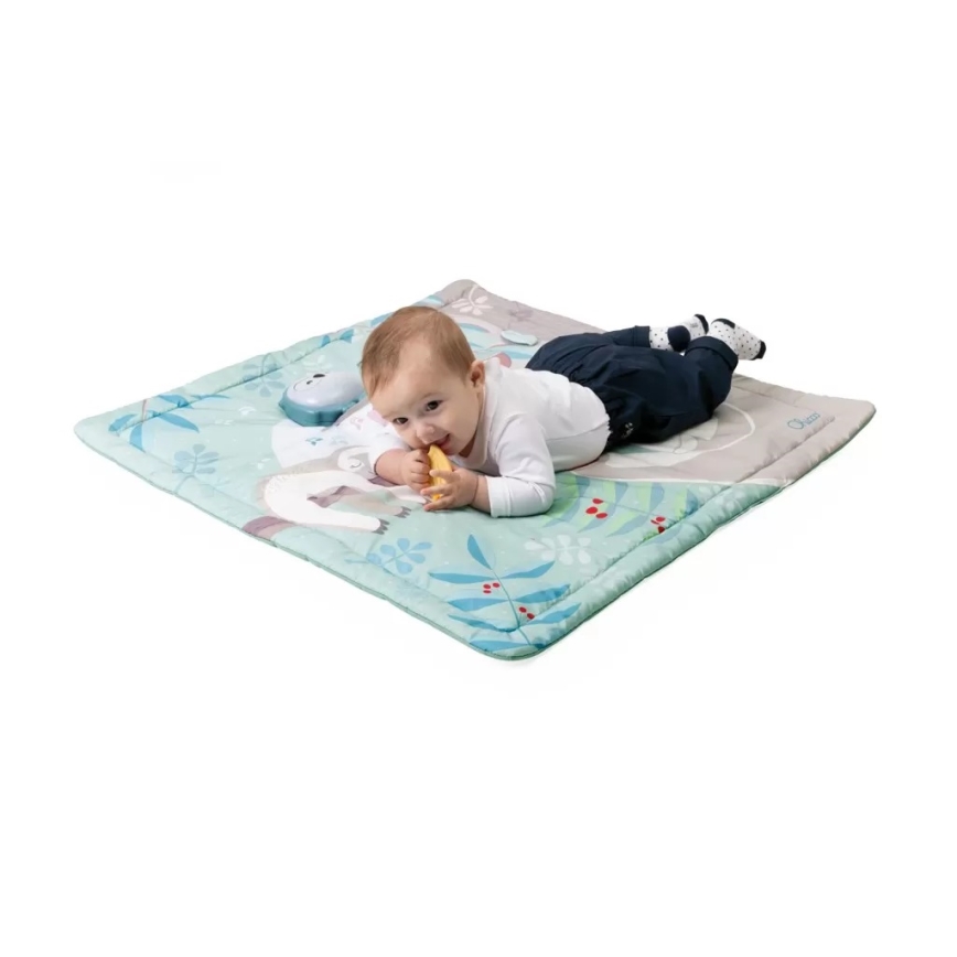 Chicco - Kinderdeken om mee te spelen 2in1 3xAAA uil