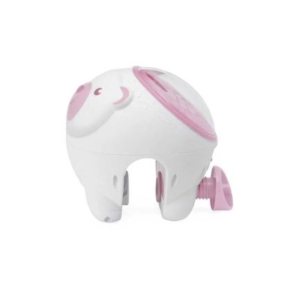 Chicco - Kinderprojector 2in1 POLAR BEAR 3xAA roze