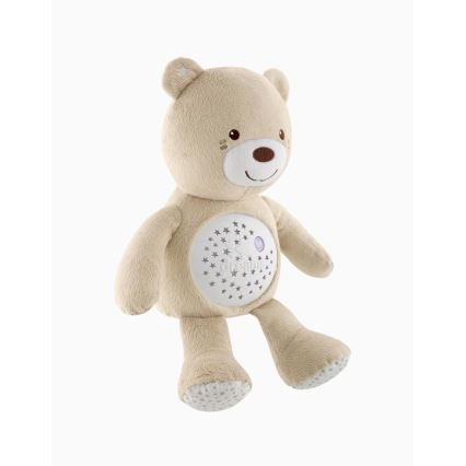 Chicco - Projector met melodie BABY BEAR 3xAAA beige