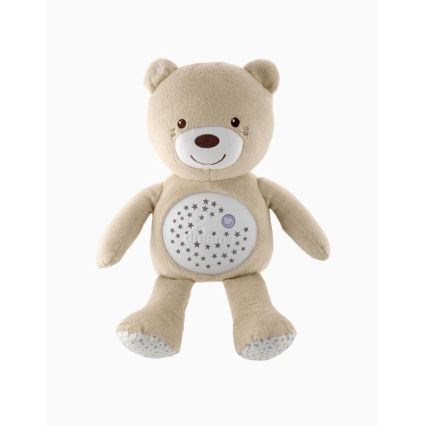 Chicco - Projector met melodie BABY BEAR 3xAAA beige