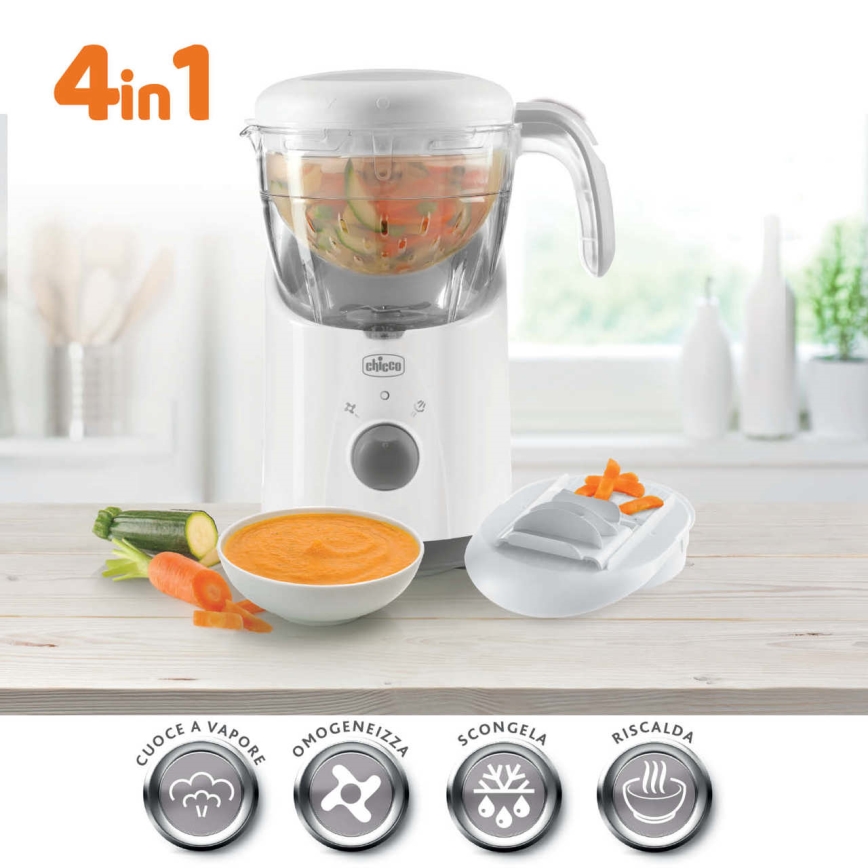 Chicco - Stoompot en blender 4in1 EASY MEAL
